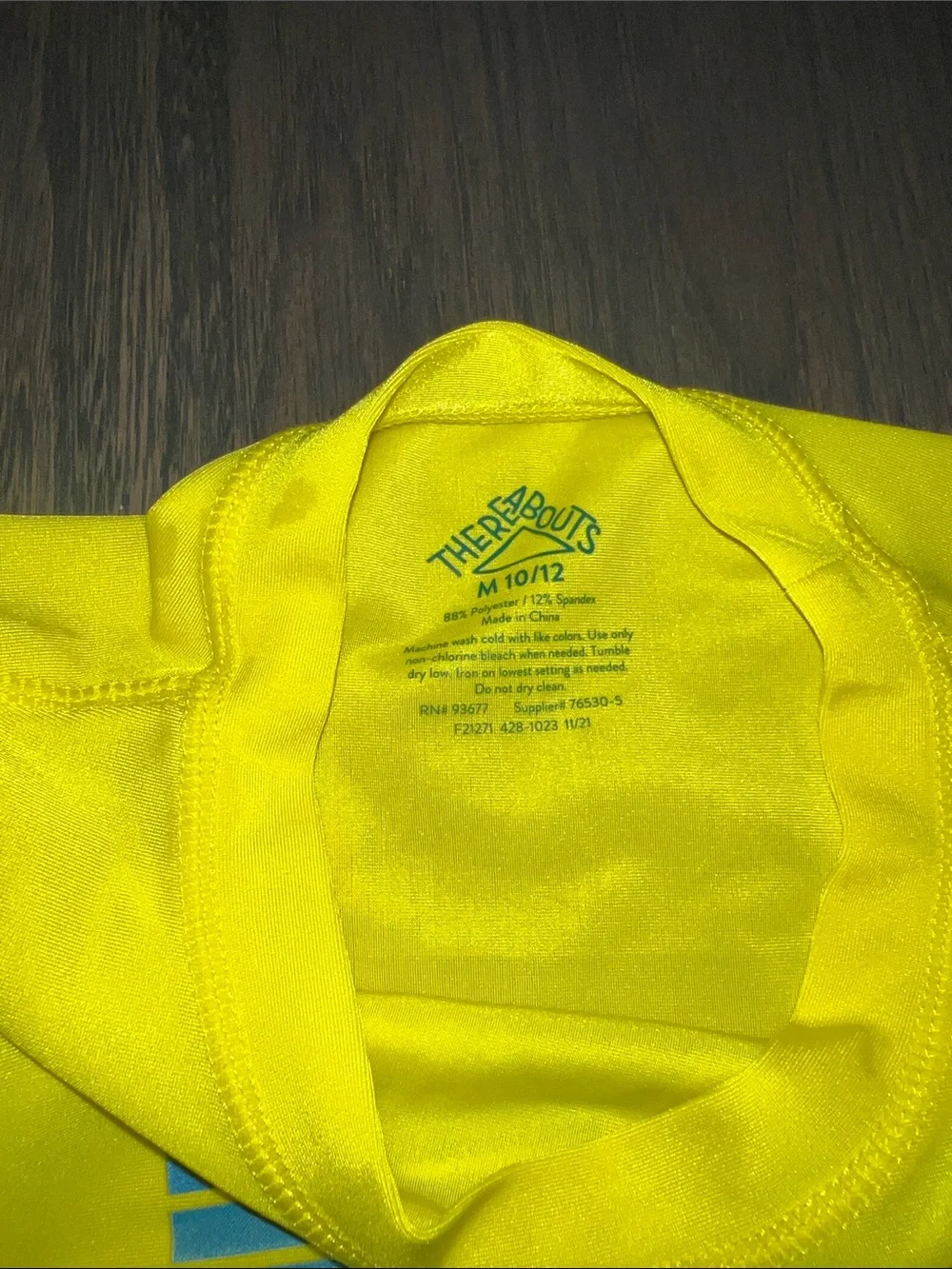 Yellow Shark Graphic Tee & Blue Shark Swim Shorts Set Size M-10-12